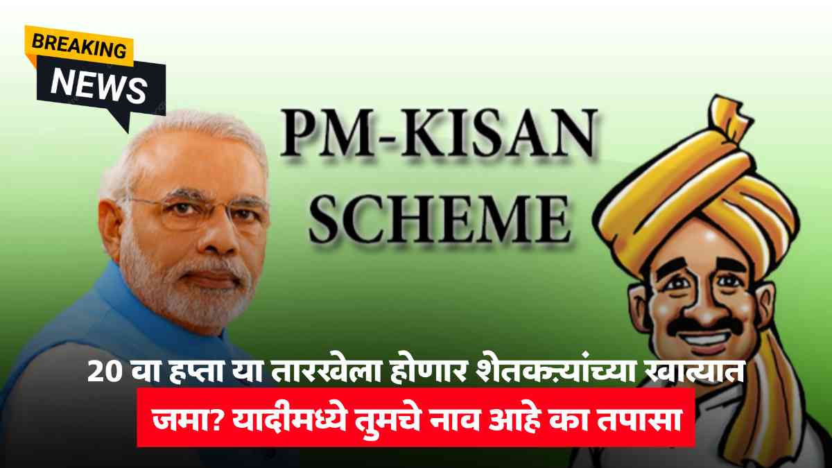 PM Kisan Beneficiary List 20th Installment